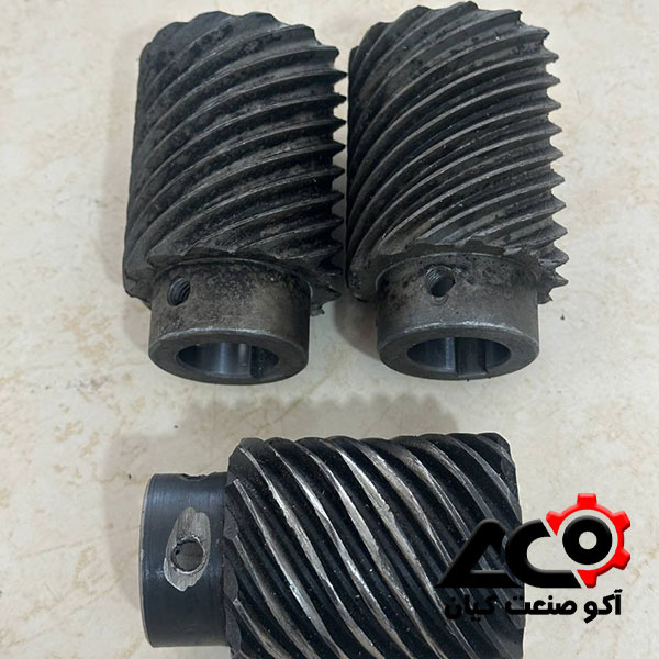 انواع چرخدنده های گیربکس مارپیچ