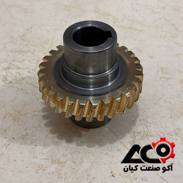 ساخت پیچ حلزون و چرخ حلزون برنجی درشت