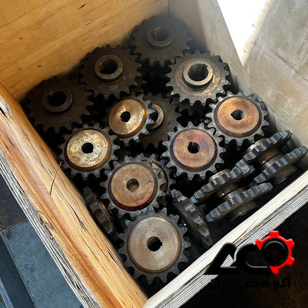 ساخت چرخ زنجیر کارخانه فولاد