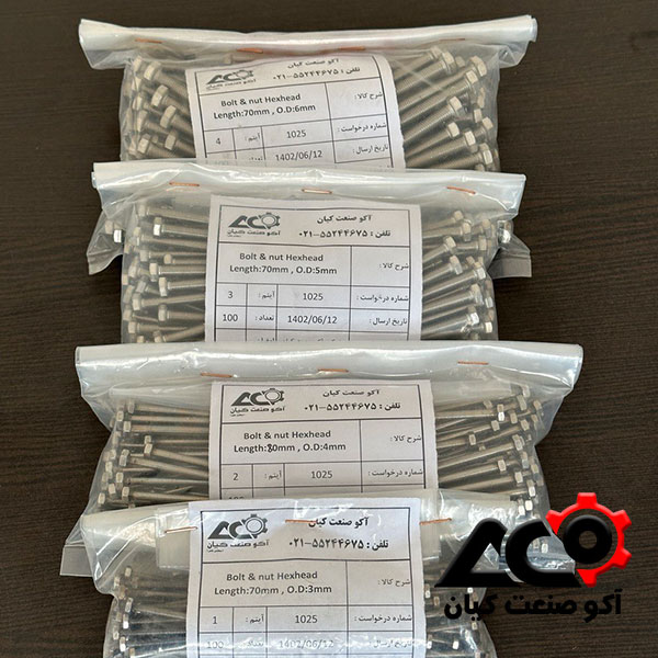 خرید پیچ استیل در تهران